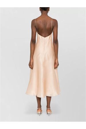 Light pink Silk midi dress ALBERTA FERRETTI | A040716190180